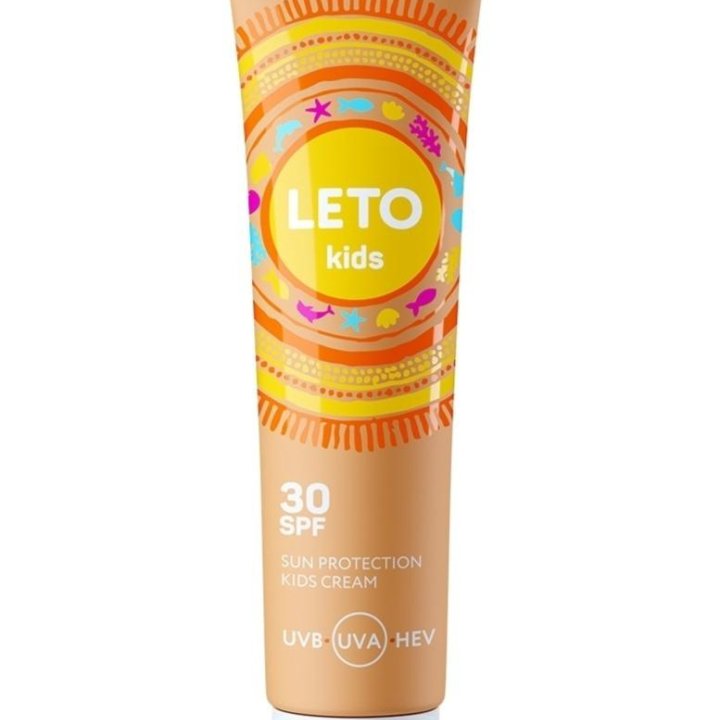 Крем для детей солнцезащитный SPF 30 Leto