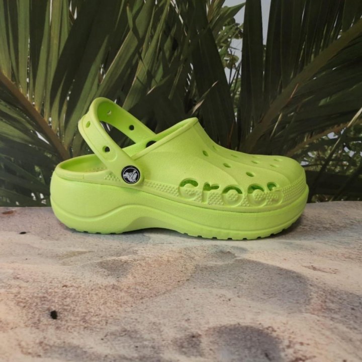 Crocs р-ры 36-39 артикул 208186 неон