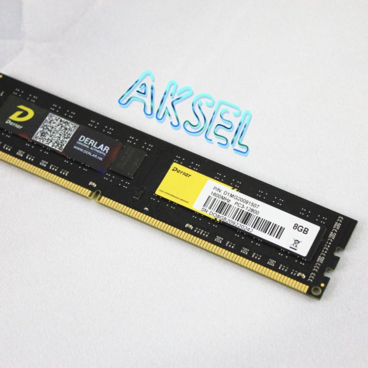 Оперативная память DDR3 8 GB 1600 MHz DERLAR