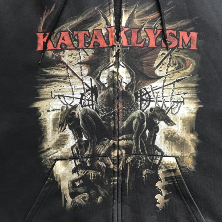 Зиппер худи мерч Kataklysm y2k