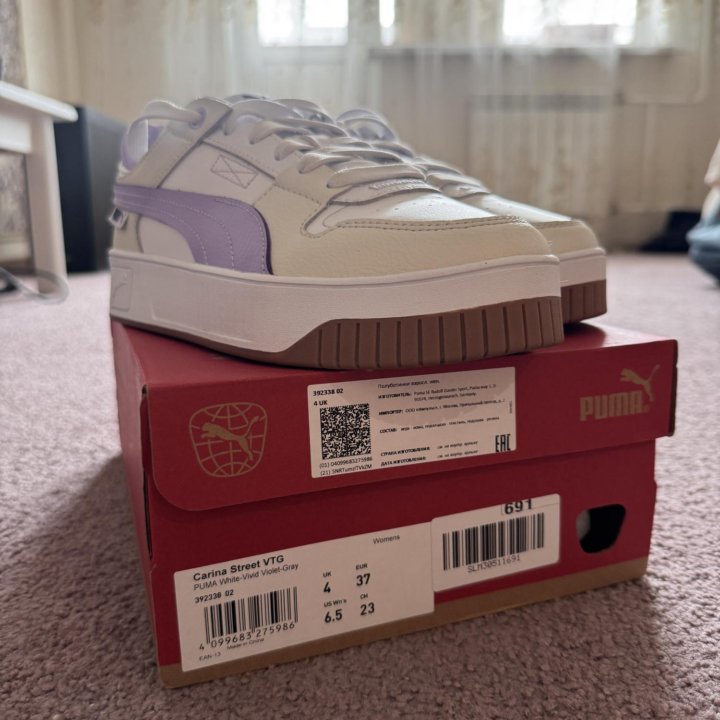 Кеды Carina Street VTG PUMA White-Vivid Viole