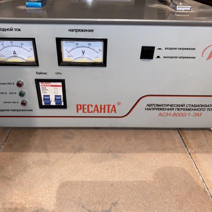 Стабилизатор напряжения Ресанта ACH-8000/1-ЭМ