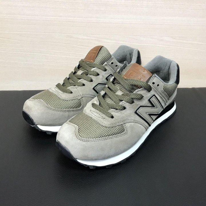 Кроссовки New Balance 574 мужские летние хаки