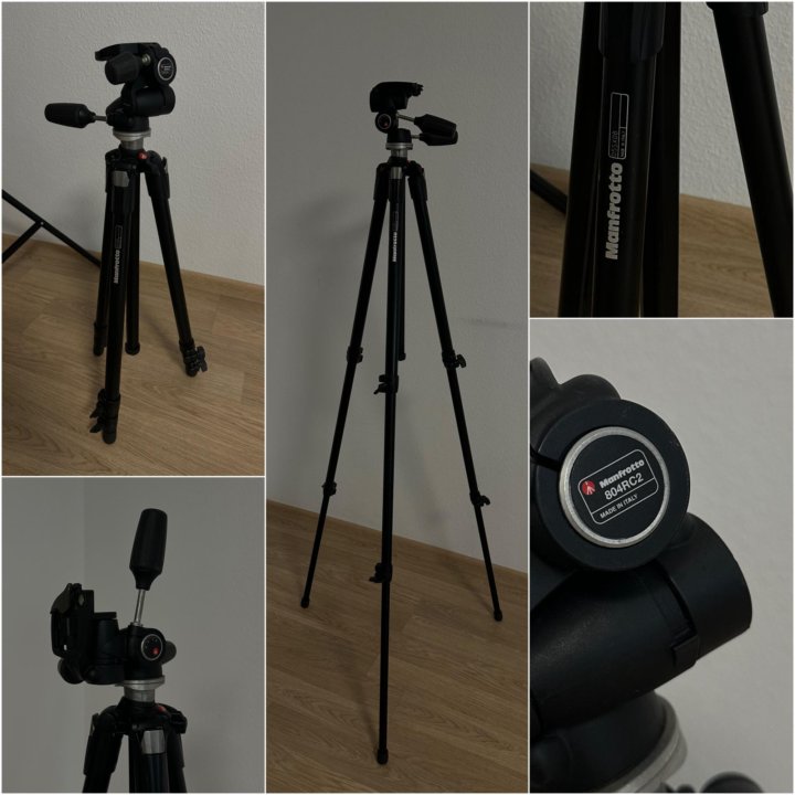 Штатив Manfrotto 055xdb с головой 804rc2