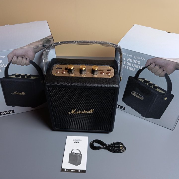 Беспроводная колонка MARSHALL M12 (новая)