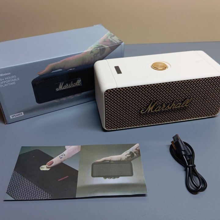 Беспроводная колонка Marshall Speaker Белая(Новая)