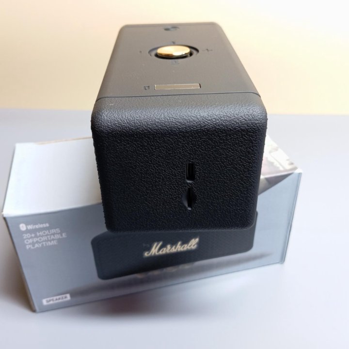 Блютуз колонка Marshall Speaker Чёрная (Новая)