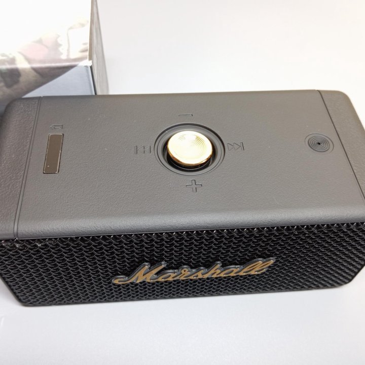 Блютуз колонка Marshall Speaker Чёрная (Новая)