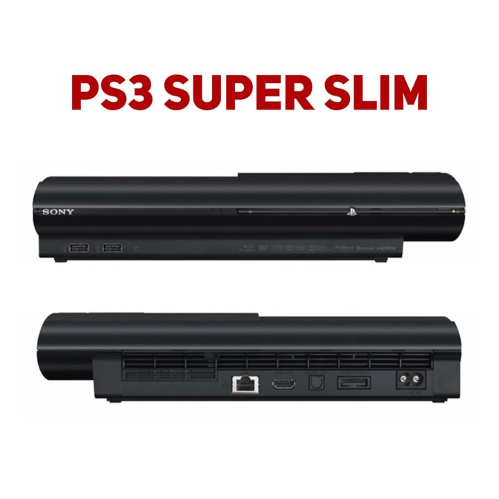 Sony PlayStation 3 Super Slim 1 Геймпад, 100 Игр