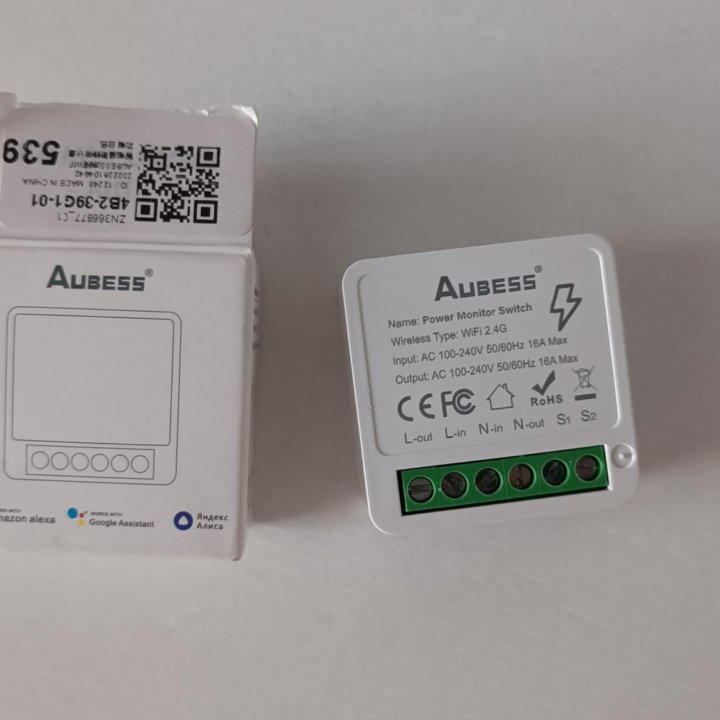 Умное WiFi реле Aubess