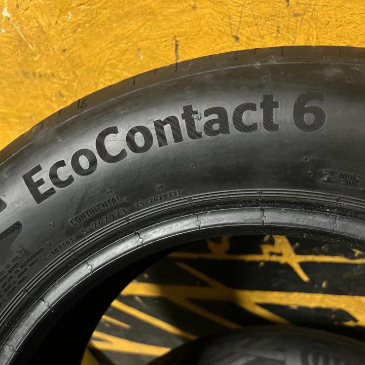 Летние шины Continental Eco Contact 6 R15 2019 2шт