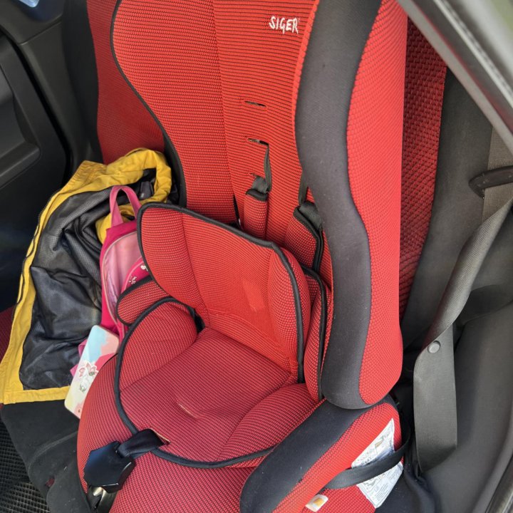 Автокресло siger Прайм isofix красный