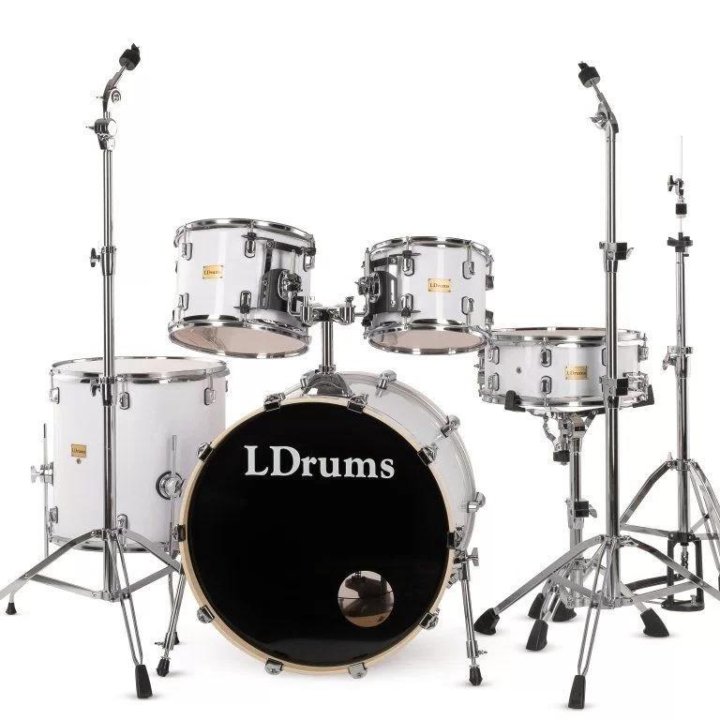 Барабанная Установка Белая LDrums (комплект)