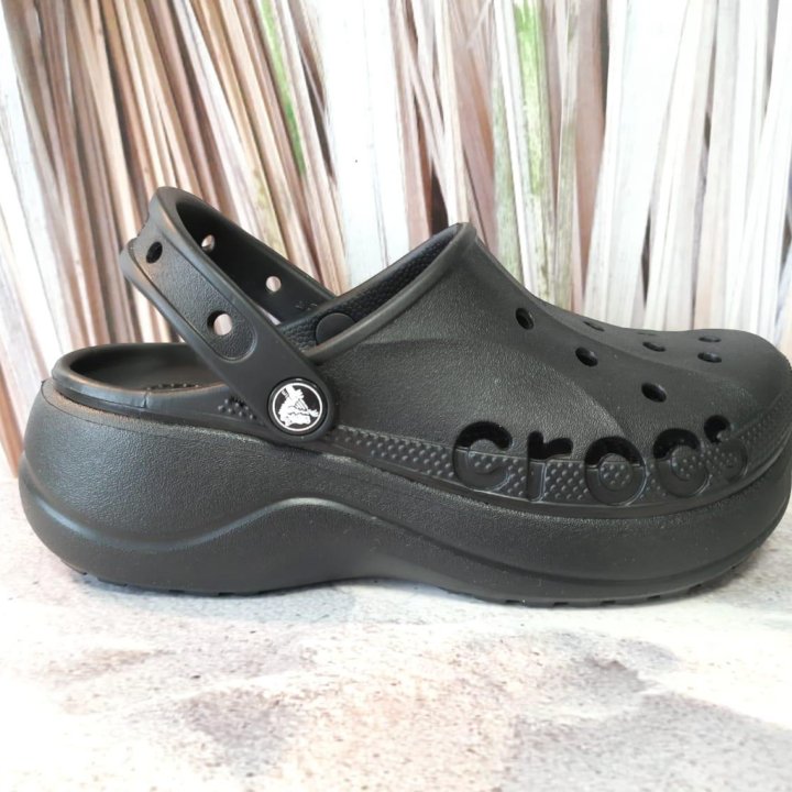 Crocs размеры 36-39 артикул 208186 чёрный