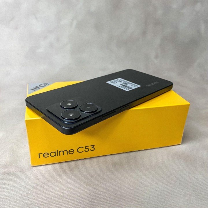 Realme C53 6ГБ+128ГБ Black! РСТ! NFC