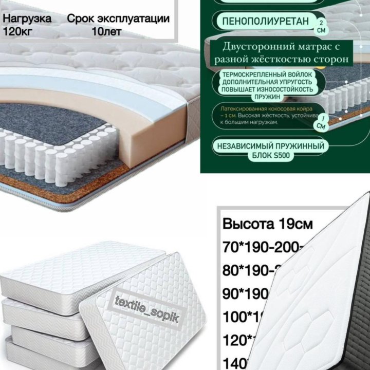 Матрасы оптом и в розницу от производителя