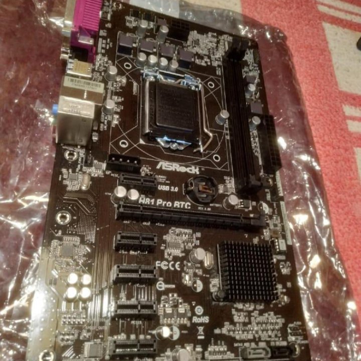 Новая Материнская Плата. ASROCK H81 Pro BTC