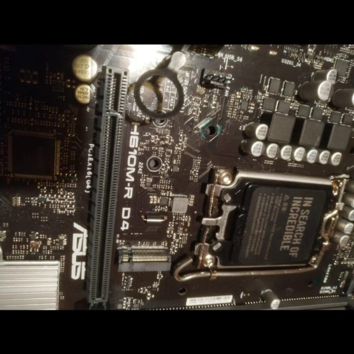 Материнская плата для ПК. Asus H610M-R. DDR4