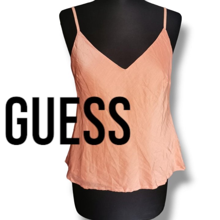 Guess топ шелк новый