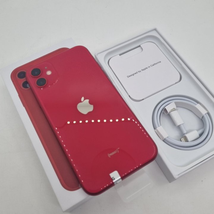 iPhone 11 128GB Red на 2 SIM Состояние нового