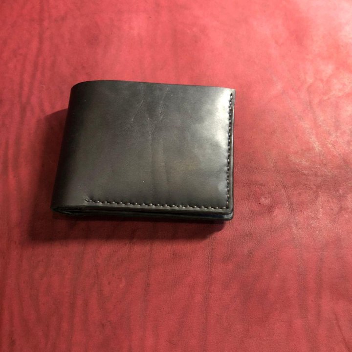 Кожаное портмоне кошелёк. Ручная работа.