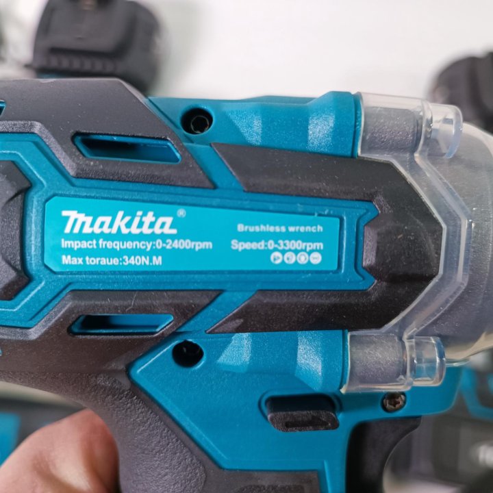 Набор электроинструмента Makita 4в1 (4 АКБ, 2 ЗУ)