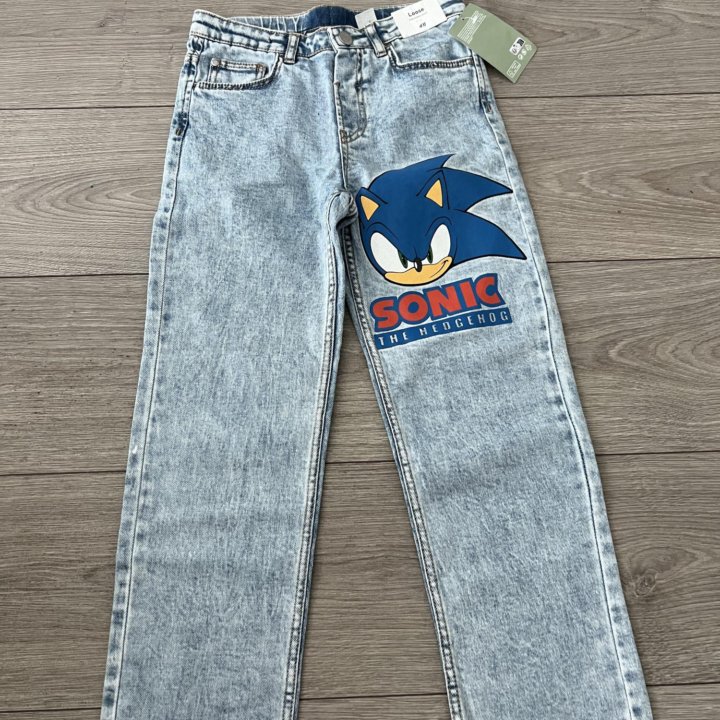 Джинсы Sonic, H&M, 7-8 лет