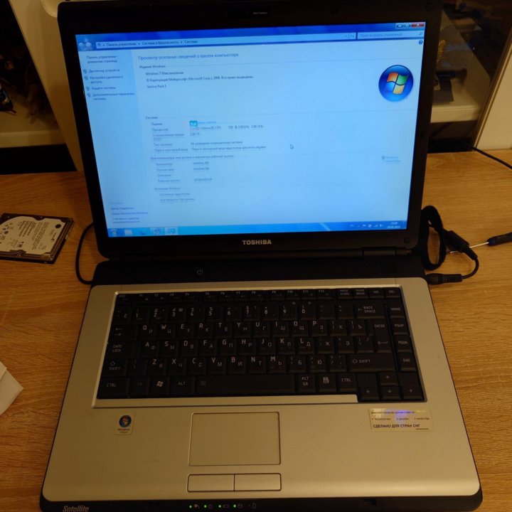 Ноутбук офисный Toshiba Satellite L300-11L