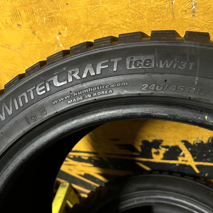 Зимние шины Kumho WInter Craft R17 Корея 2шт