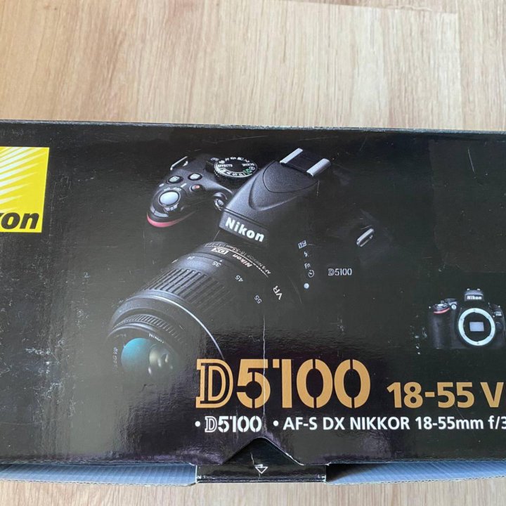 Зеркальный фотоаппарат nikon d5100 kit 18-55 vr