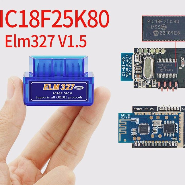 2 платы pic18f25k80 v1,5 ELM327 OBD2