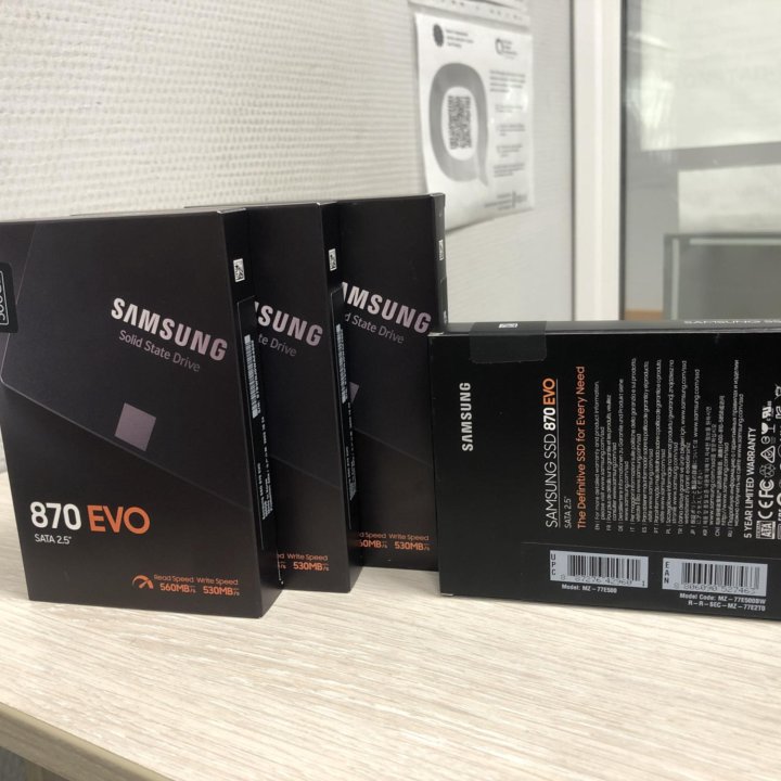 Sdd Samsung 870evo 500gb оригинал