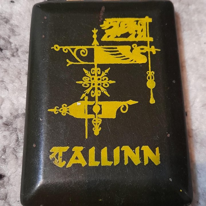 Портсигар Tallinn Таллин СССР. 11х7,5 см. Винтаж