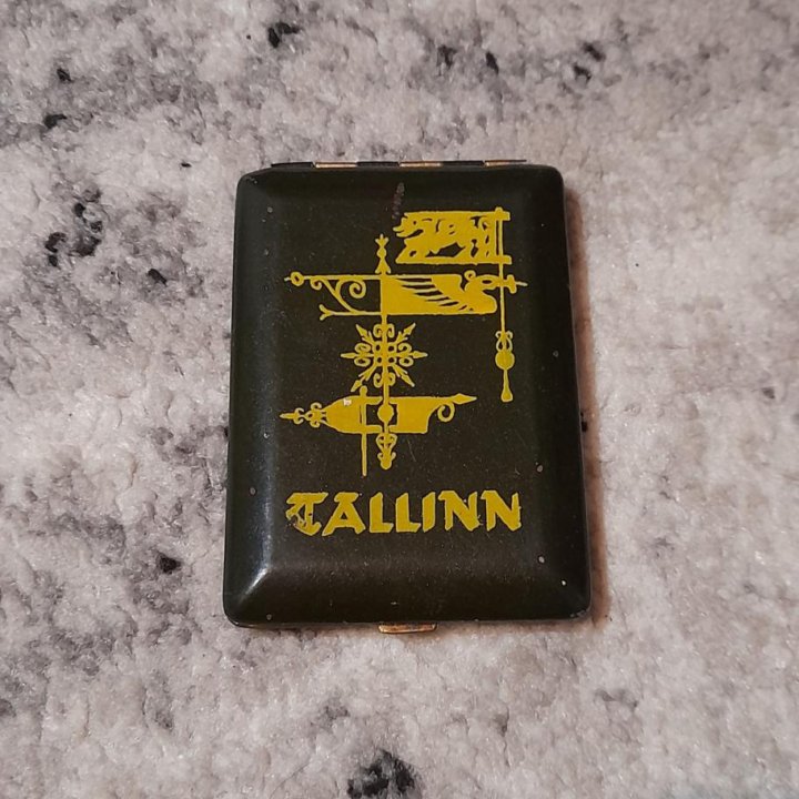 Портсигар Tallinn Таллин СССР. 11х7,5 см. Винтаж