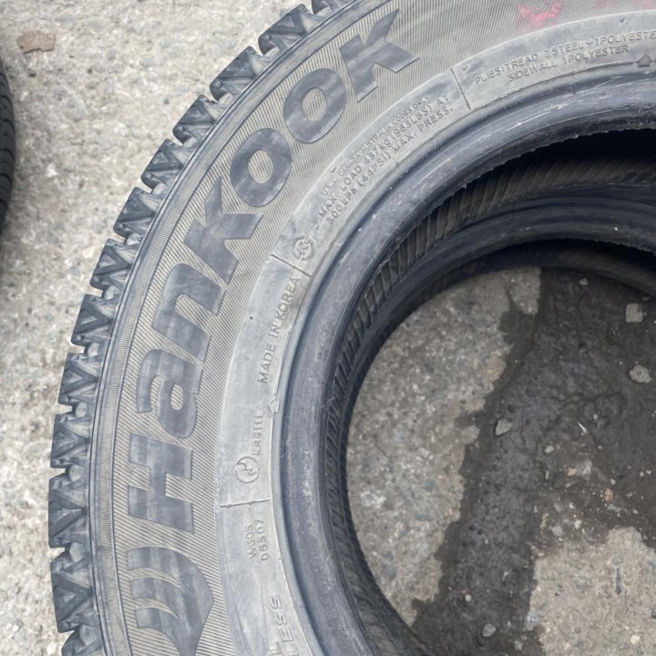 155/80/13 пара липучка Hankook