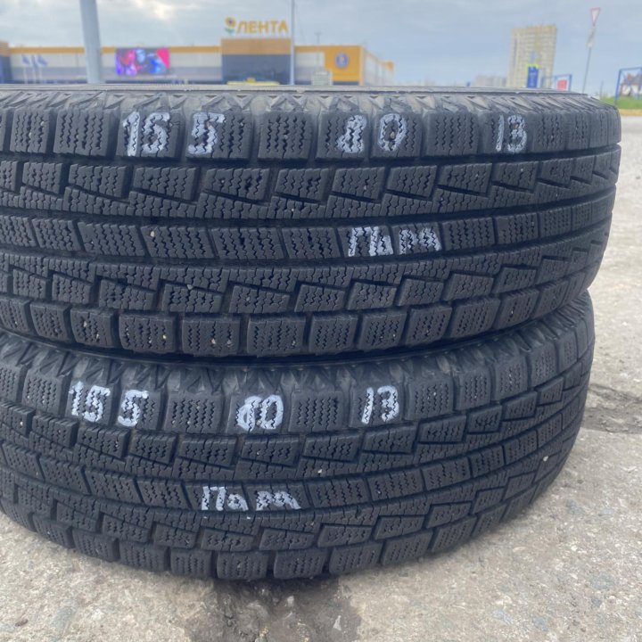 155/80/13 пара липучка Hankook