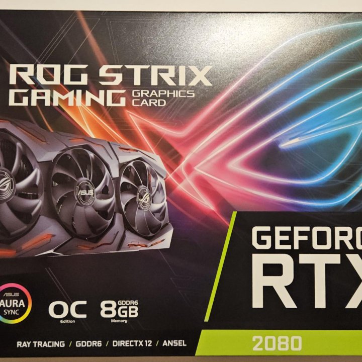 Видеокарта ROG strix RTX 2080 O8G gaming