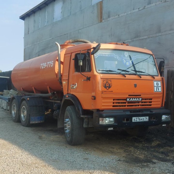 Требуется водитель на фекалку.