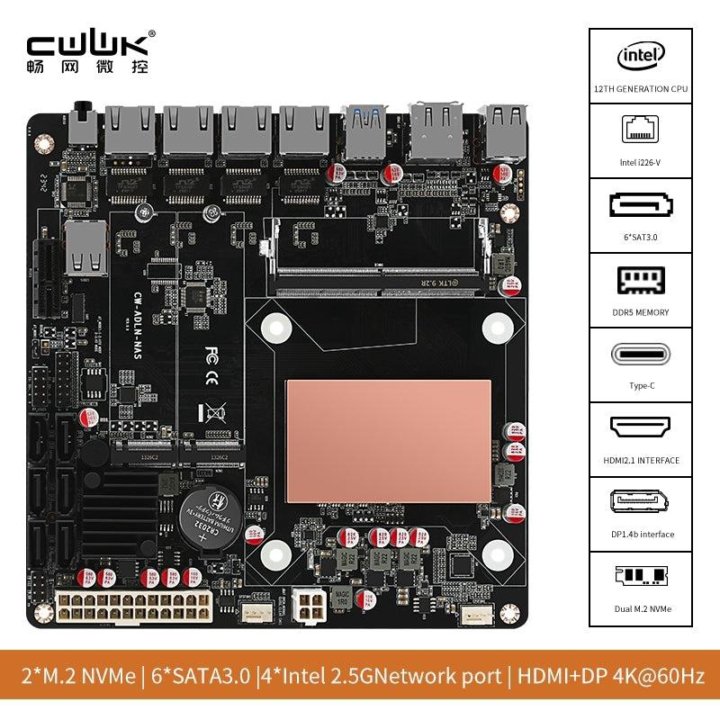 Мат. плата CWWK N100 NAS Monster