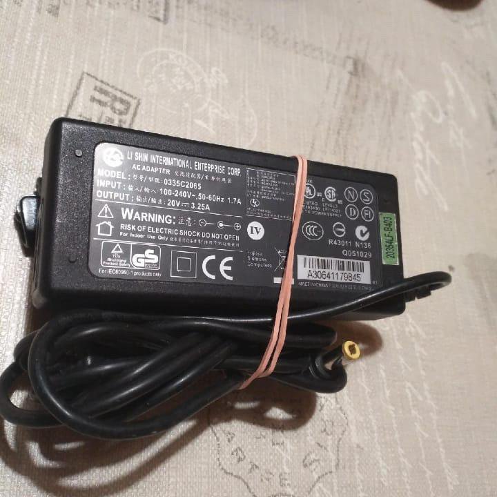 Блок питания для ноутбука 20v=3.25a 0335C2065