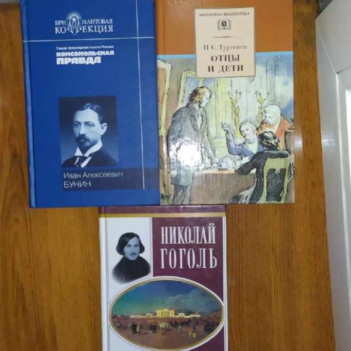 Бунин Тургенев Гоголь А.Дюма Жуль Верн Виктор Гюго