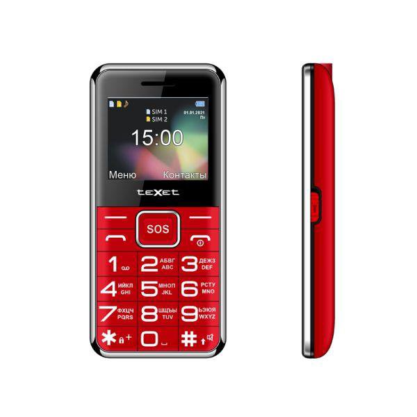 Телефон Texet TM-B319 Dual Sim Red (Красный)