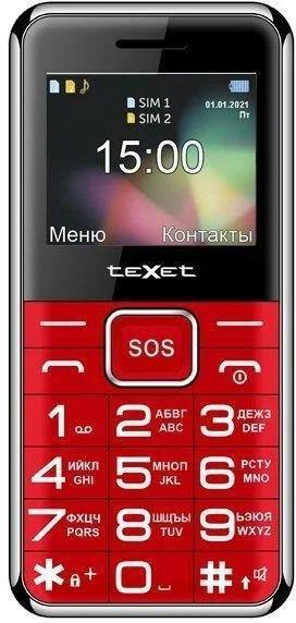 Телефон Texet TM-B319 Dual Sim Red (Красный)