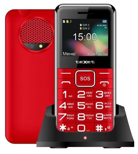 Телефон Texet TM-B319 Dual Sim Red (Красный)