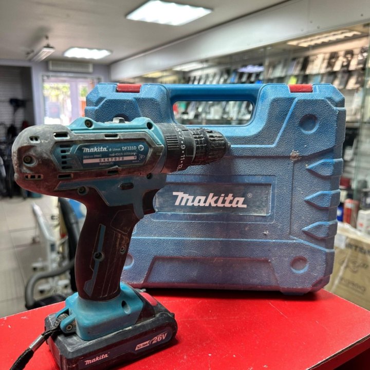 Аккумуляторная дрель- шуруповерт Makita DF331D 26v