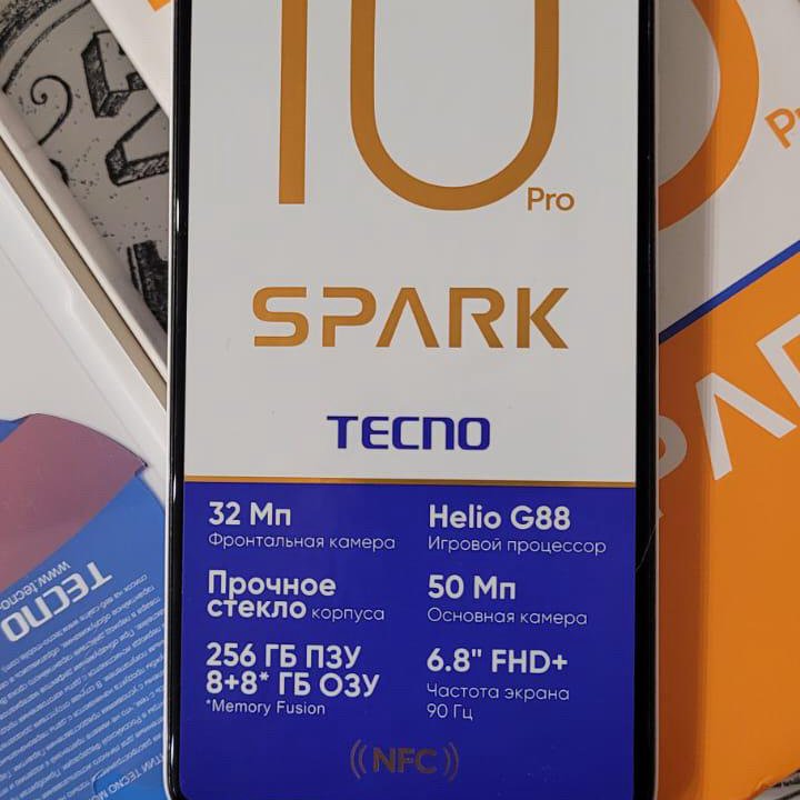 Tecno Spark 10 pro 256 gb