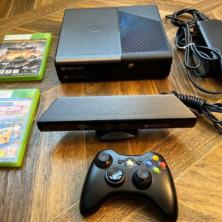 XBox 360 500Gb +Kinect+2 диска