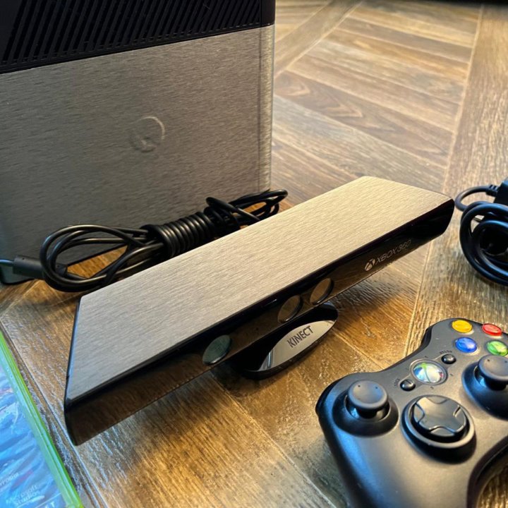 XBox 360 500Gb +Kinect+2 диска