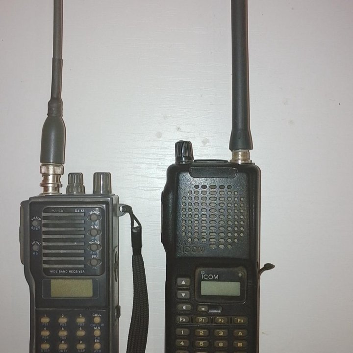 Радиосканер alinco dj-x1 и рация icom ic-f3