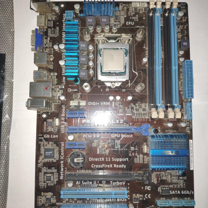 Материнская плата lga 1155 Asus P8Z77-V lx2